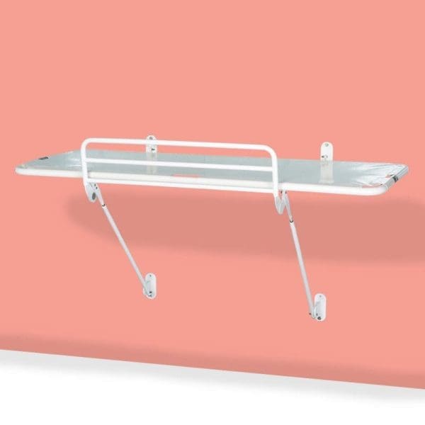 wall mounted folding changing table