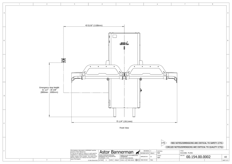 Astor Invincible Changing Table Dimensions From The Front