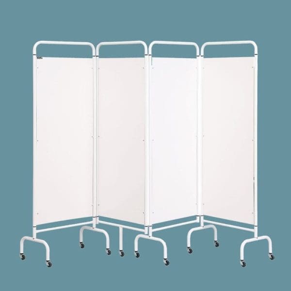 Astor Freestanding concertina style Mobile Privacy Screen, designed for use in a Changing Places Toilet