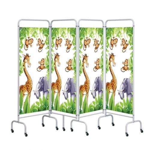 Astor Freestanding concertina style Mobile Privacy Screen, designed for use in a Changing Places Toilet