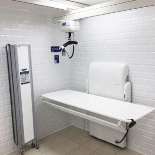 Astor Wall Mounted Privacy Screen for Changing Places Toilets