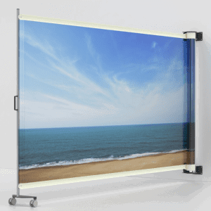 KwickScreen Wall Mounted Customisable Privacy Screen