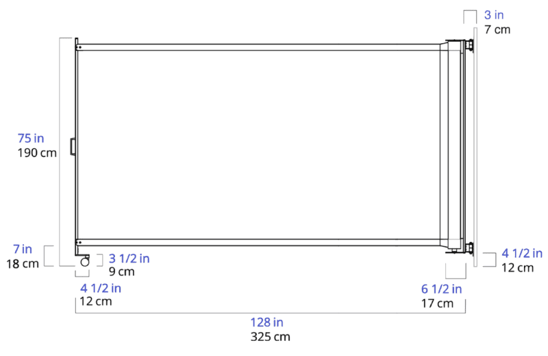 KwickScreen Privacy Screen Dimensions