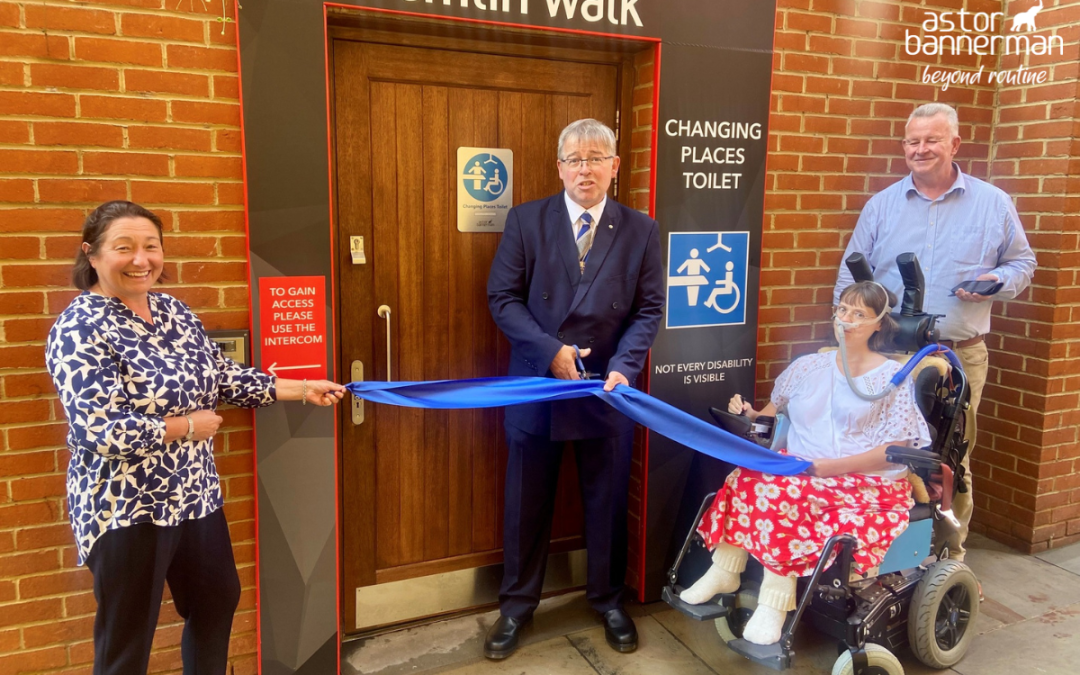 Local residents and campaigners thrilled with Maidstone’s new Changing Places Toilet