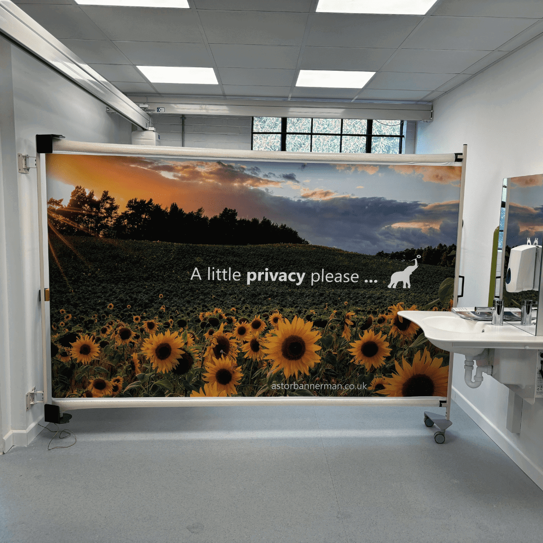 a poster on a wall