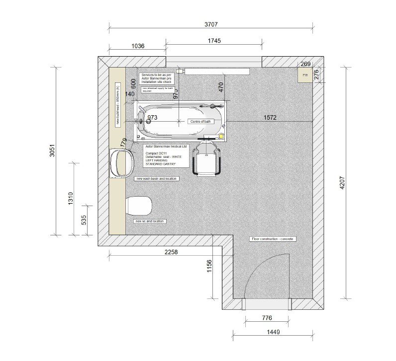 Care Home Bathroom