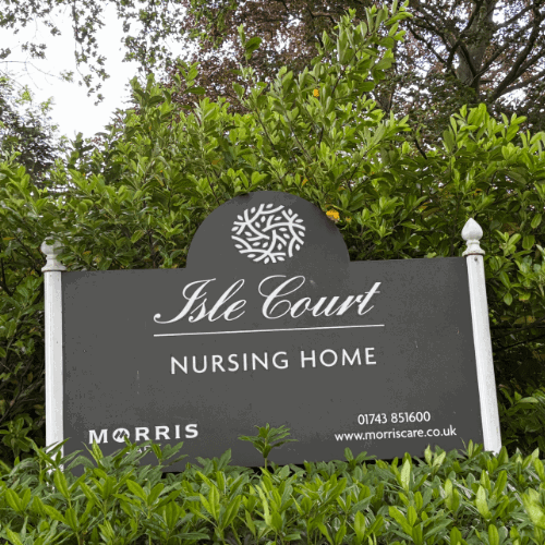 Care Home Bathroom: Isle Court Nursing Home, Shrewsbury