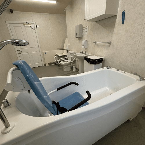 Care Home Bathroom: Isle Court Nursing Home, Shrewsbury