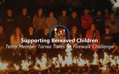 Team Member Tarnia Takes on Firewalk Challenge for Bereaved Children