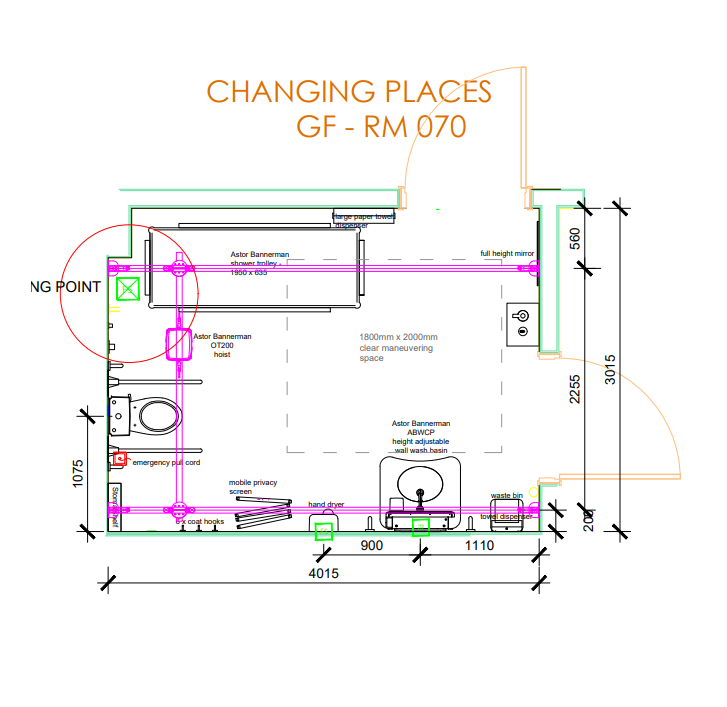 Changing Places at Woolwich Waves